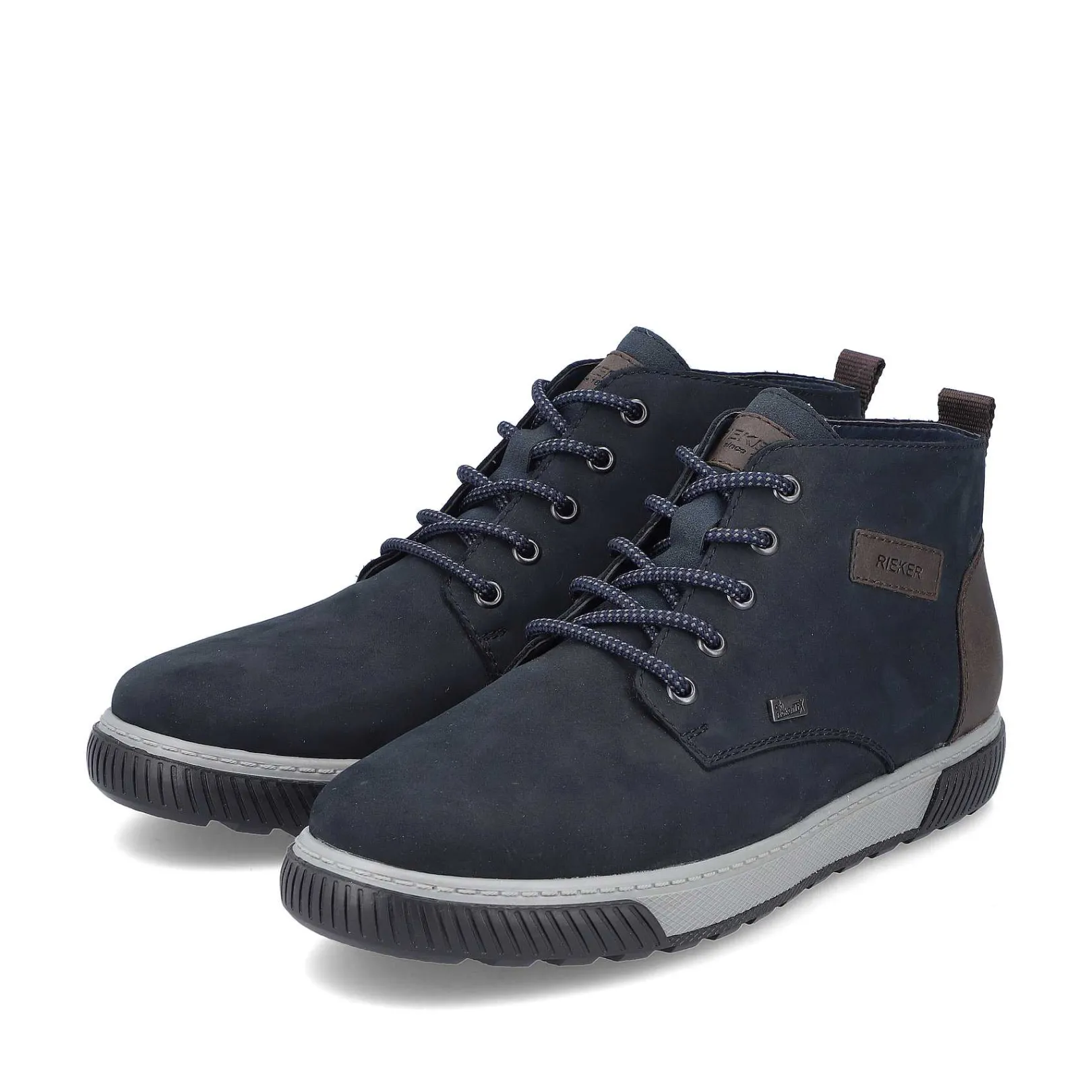 Clearance Men'S Corded Boots Dark Blue-Gray Men'S Boots