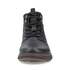 Best Men'S Corded Boots Night Black Men'S Boots