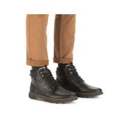Best Men'S Corded Boots Night Black Men'S Boots