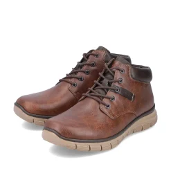 Online Men'S Corded Boots, Nut Brown Men'S Boots