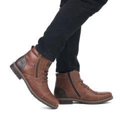 Outlet Men'S Corded Boots Chocolate Brown Men'S Boots