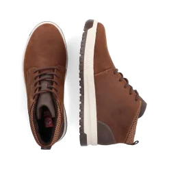 New Men'S Corded Boots Mocha Brown Men'S Boots