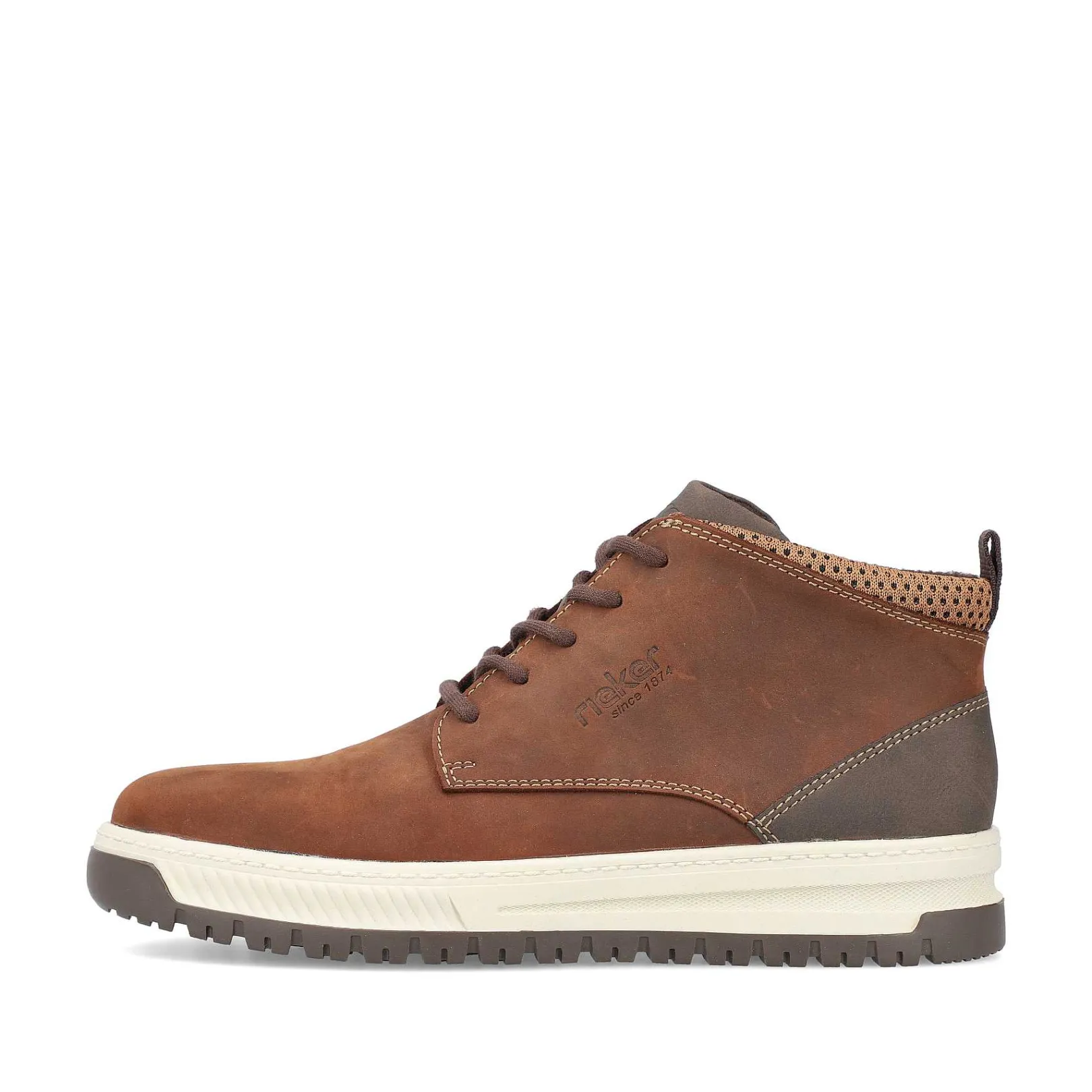 New Men'S Corded Boots Mocha Brown Men'S Boots