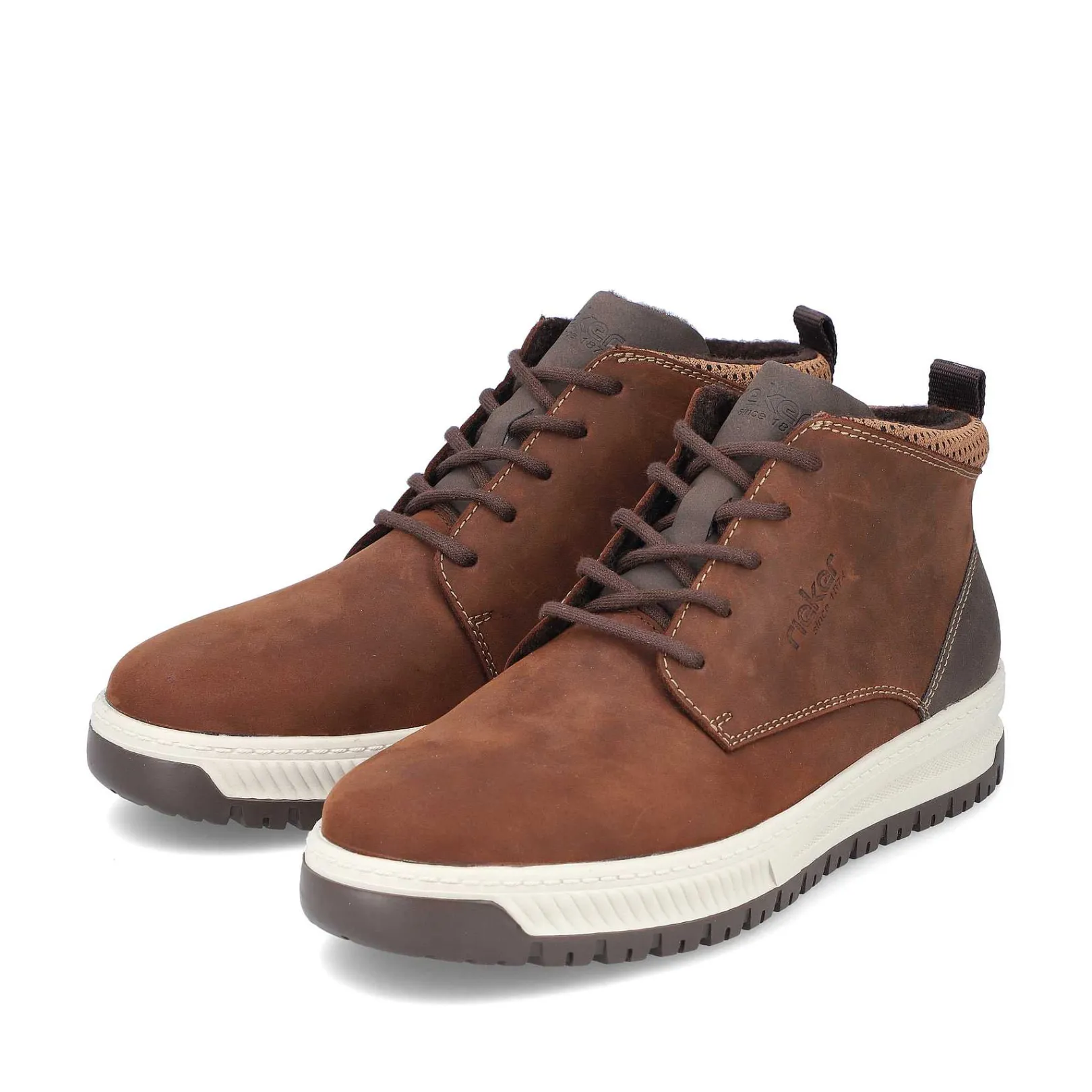 New Men'S Corded Boots Mocha Brown Men'S Boots