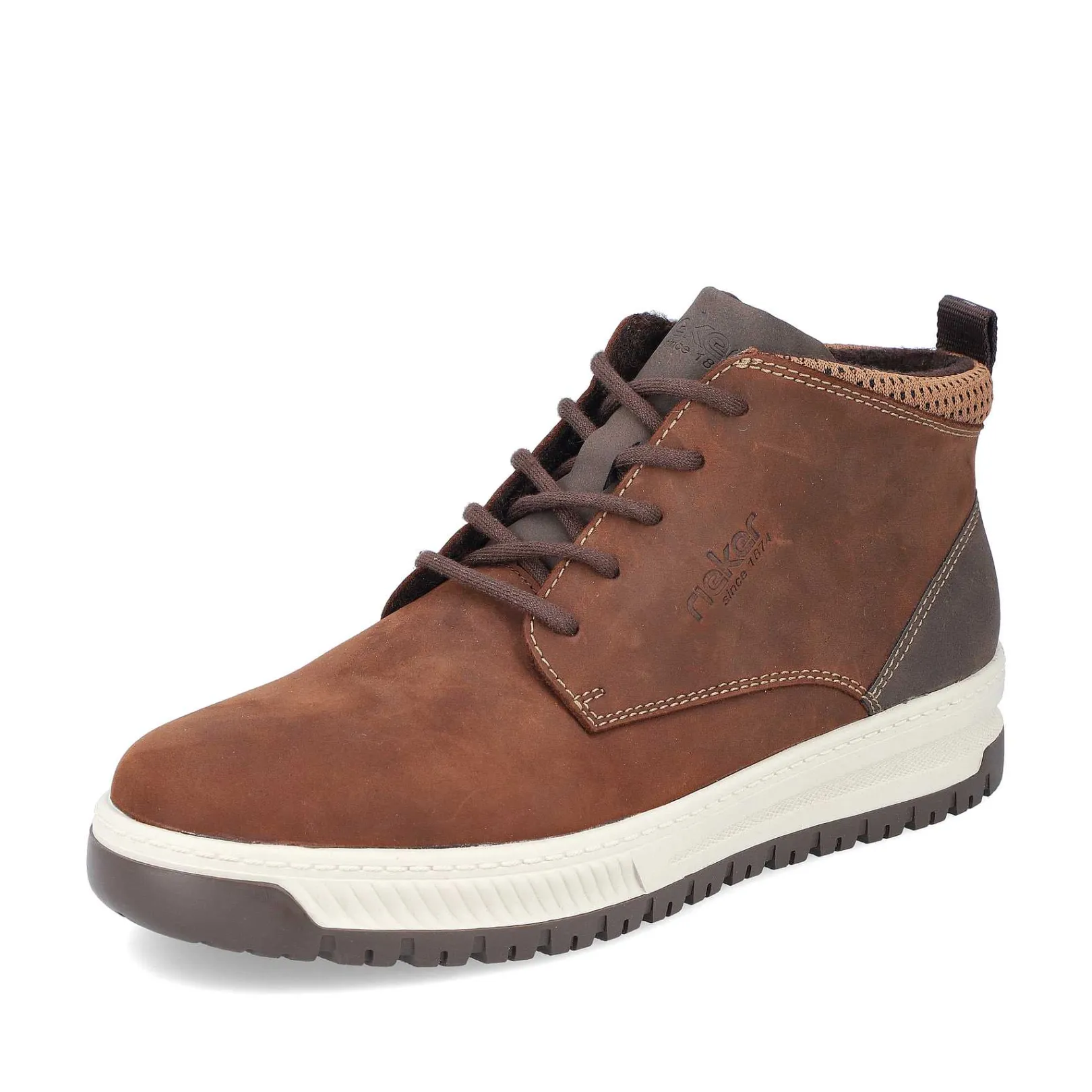 New Men'S Corded Boots Mocha Brown Men'S Boots