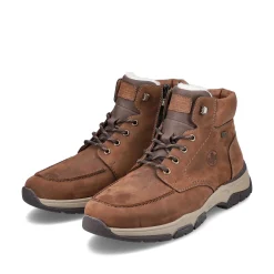 Sale Men'S Corded Boots Cinnamon Brown Men'S Boots