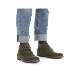 Online Men'S Corded Boots, Nut Brown Men'S Boots