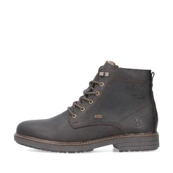 Hot Men'S Corded Boots Coffee Brown Men'S Boots