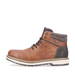 New Men'S Corded Boots Chestnut Brown Men'S Boots