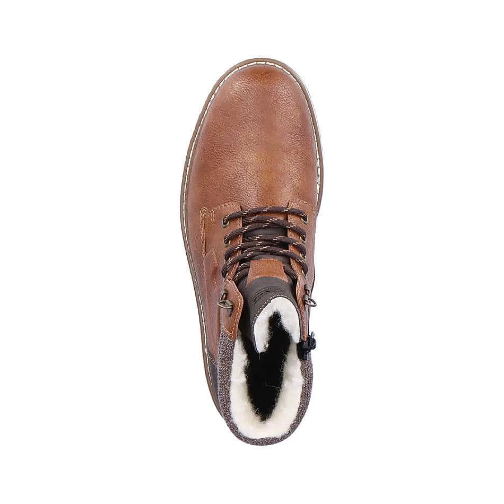 New Men'S Corded Boots Chestnut Brown Men'S Boots