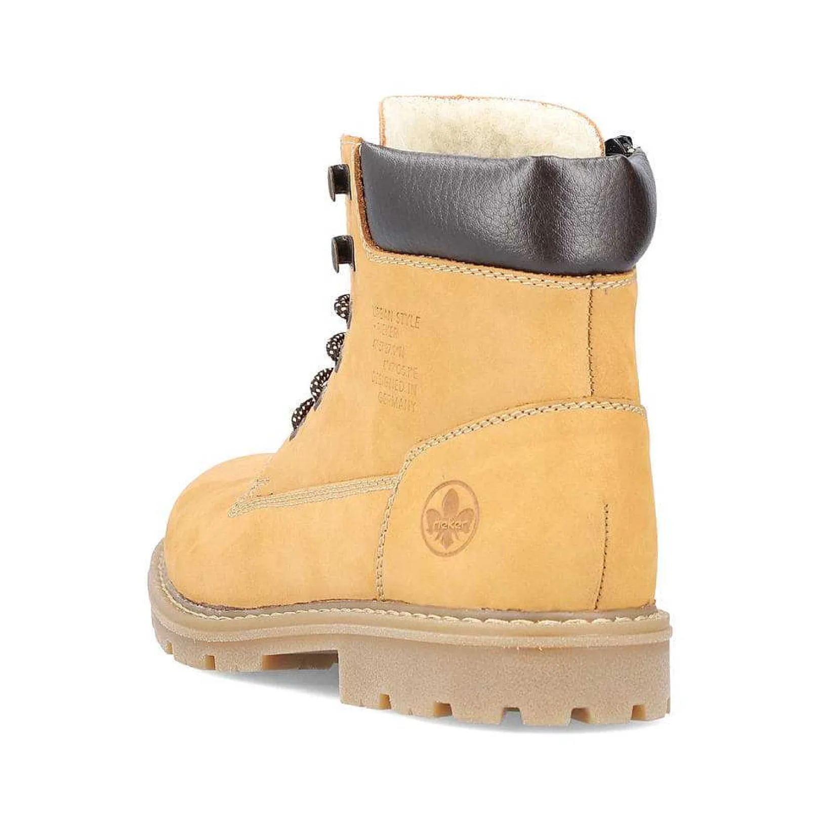 Hot Men'S Corded Boots Golden Yellow Men'S Boots