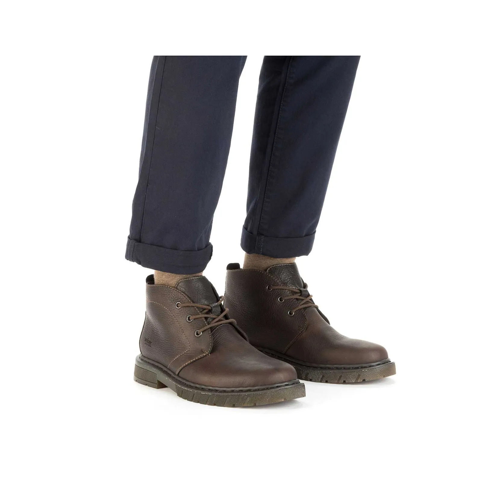 Sale Men'S Corded Boots Dark Brown Men'S Boots