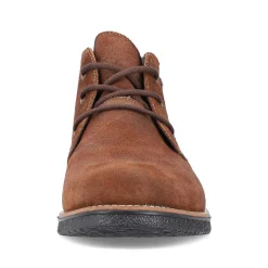 Hot Men'S Corded Boots Cinnamon Brown Men'S Boots