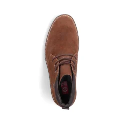 Hot Men'S Corded Boots Cinnamon Brown Men'S Boots
