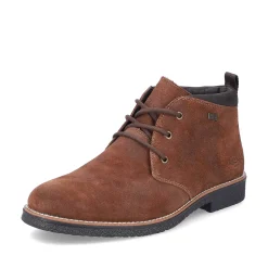 Hot Men'S Corded Boots Cinnamon Brown Men'S Boots