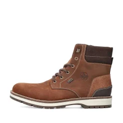 Hot Men'S Corded Boots Chestnut Brown Men'S Boots