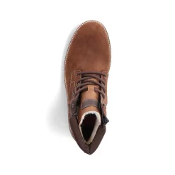 Hot Men'S Corded Boots Chestnut Brown Men'S Boots