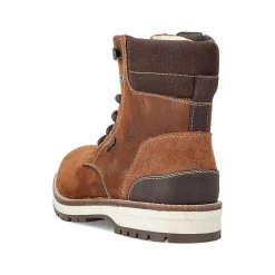 Hot Men'S Corded Boots Chestnut Brown Men'S Boots