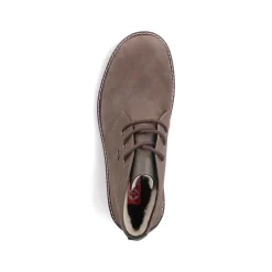 Best Men'S Corded Boots Grey-Brown Men'S Boots
