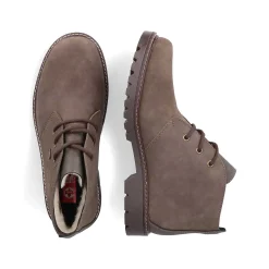 Best Men'S Corded Boots Grey-Brown Men'S Boots
