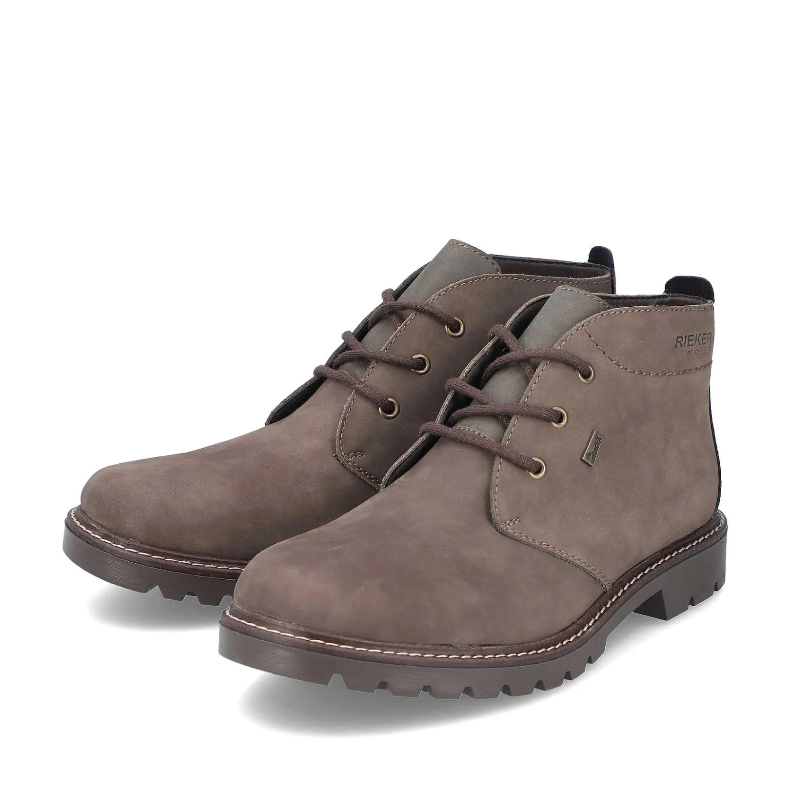 Best Men'S Corded Boots Grey-Brown Men'S Boots
