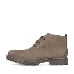 Best Men'S Corded Boots Grey-Brown Men'S Boots