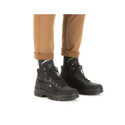 Outlet Men'S Corded Boots Asphalt Black Men'S Boots