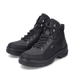 Outlet Men'S Corded Boots Asphalt Black Men'S Boots