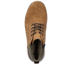 New Men'S Corded Boots Coffee Brown Men'S Boots