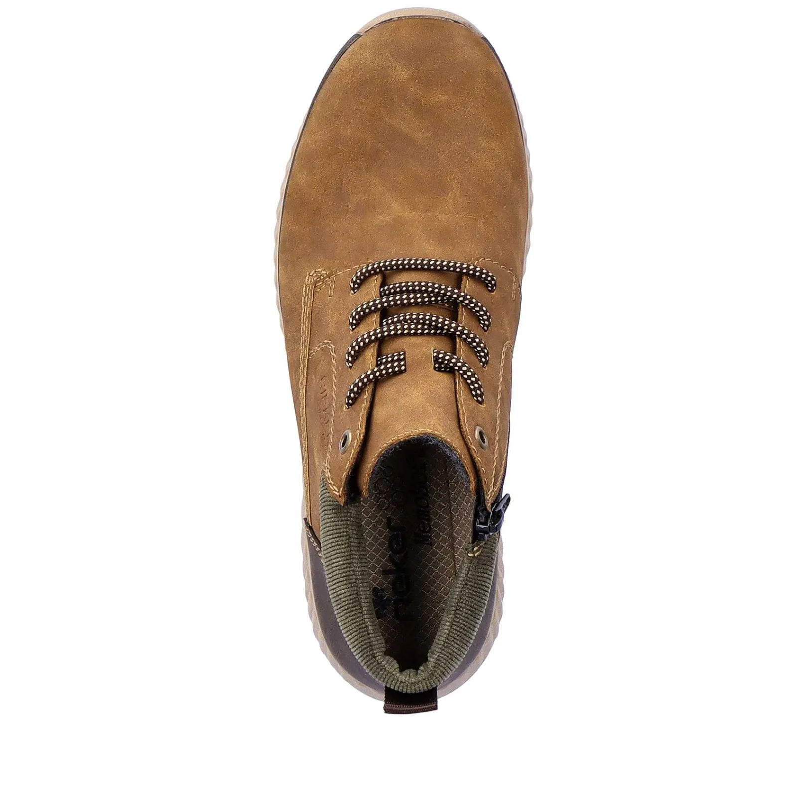 New Men'S Corded Boots Coffee Brown Men'S Boots