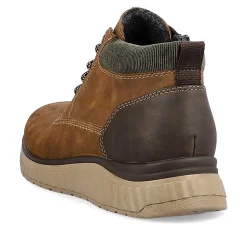 New Men'S Corded Boots Coffee Brown Men'S Boots