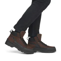 Hot Men'S Corded Boots Nut-Brown Noir Men'S Boots