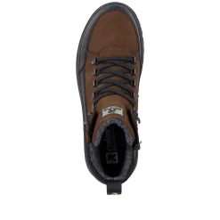 Hot Men'S Corded Boots Nut-Brown Noir Men'S Boots