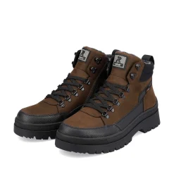 Hot Men'S Corded Boots Nut-Brown Noir Men'S Boots
