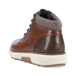 Hot Men'S Corded Boots Coffee Brown Men'S Boots