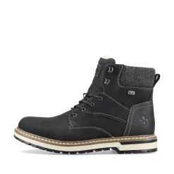 Outlet Men'S Corded Boots Deep Black Men'S Boots