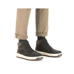 Men'S Corded Boots Asphalt Black Men'S Boots