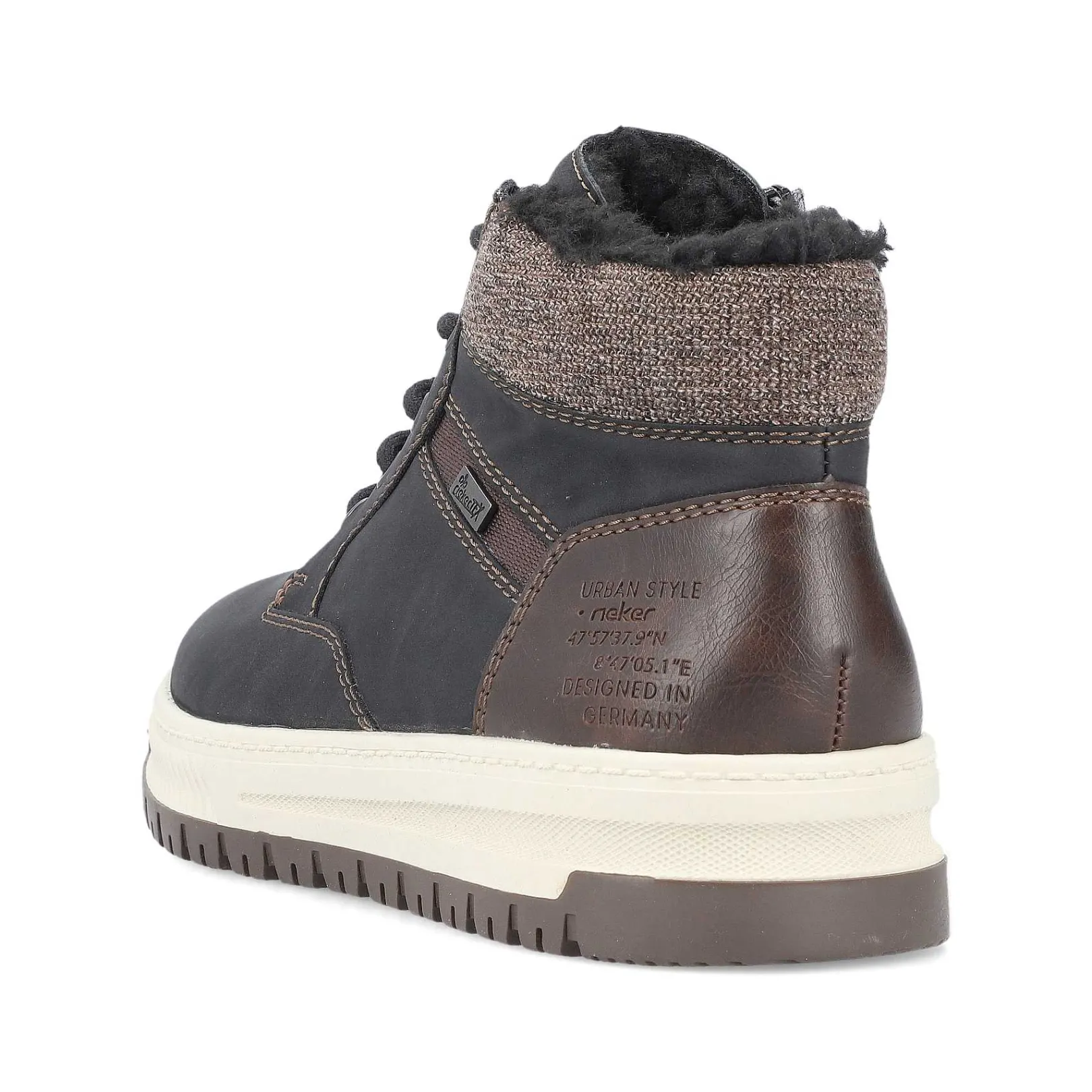 Men'S Corded Boots Asphalt Black Men'S Boots