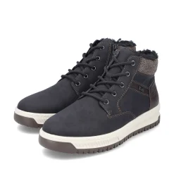 Men'S Corded Boots Asphalt Black Men'S Boots