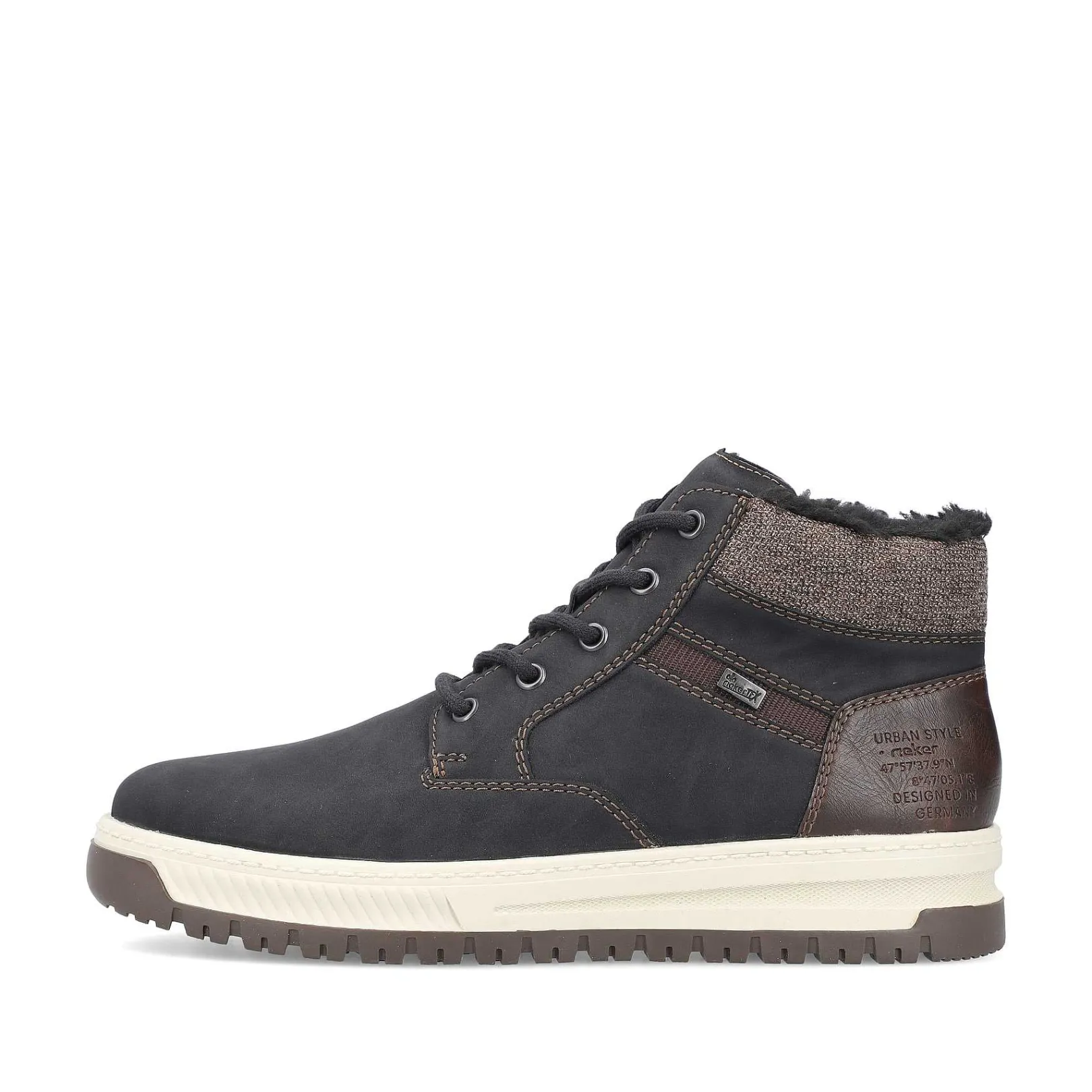 Men'S Corded Boots Asphalt Black Men'S Boots