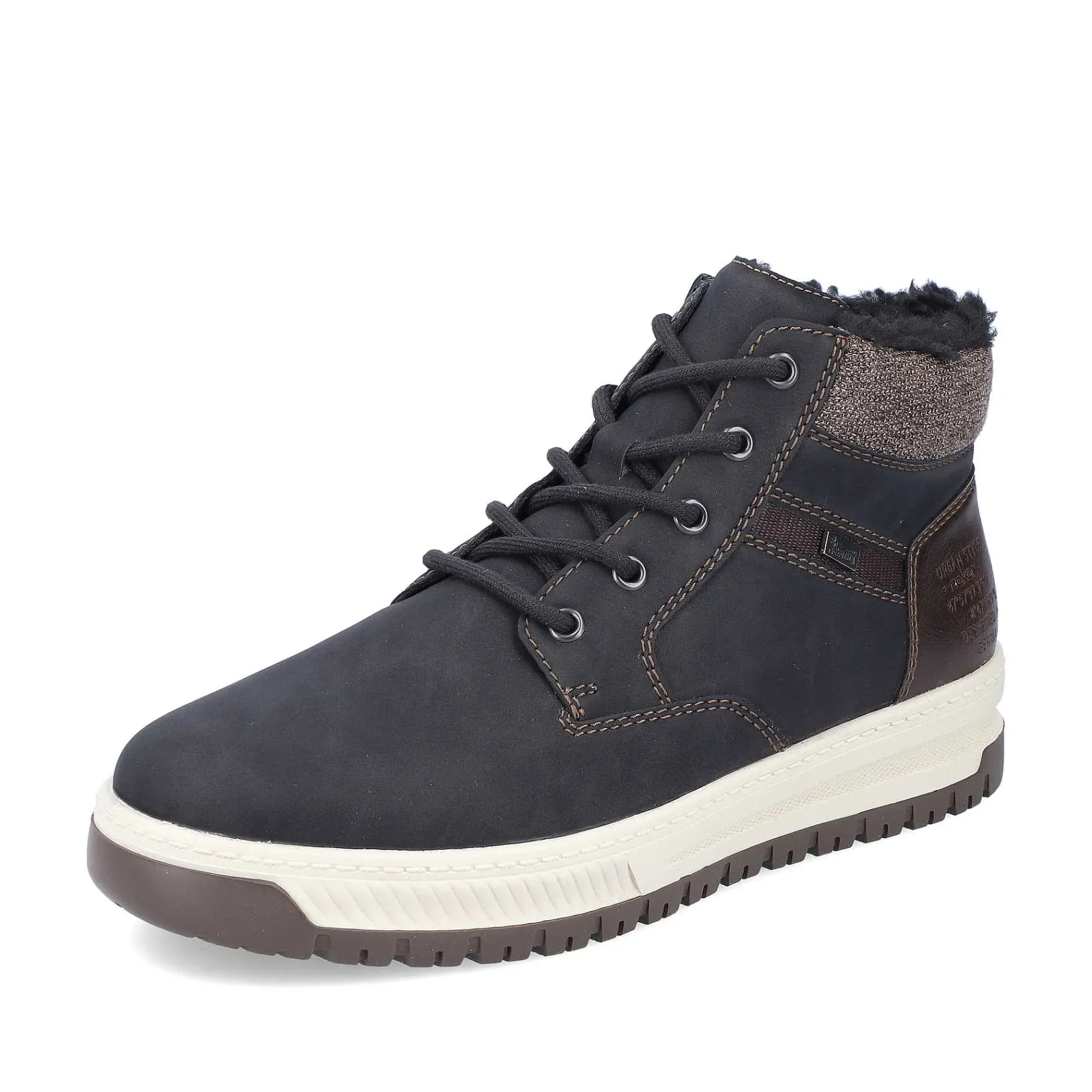 Men'S Corded Boots Asphalt Black Men'S Boots