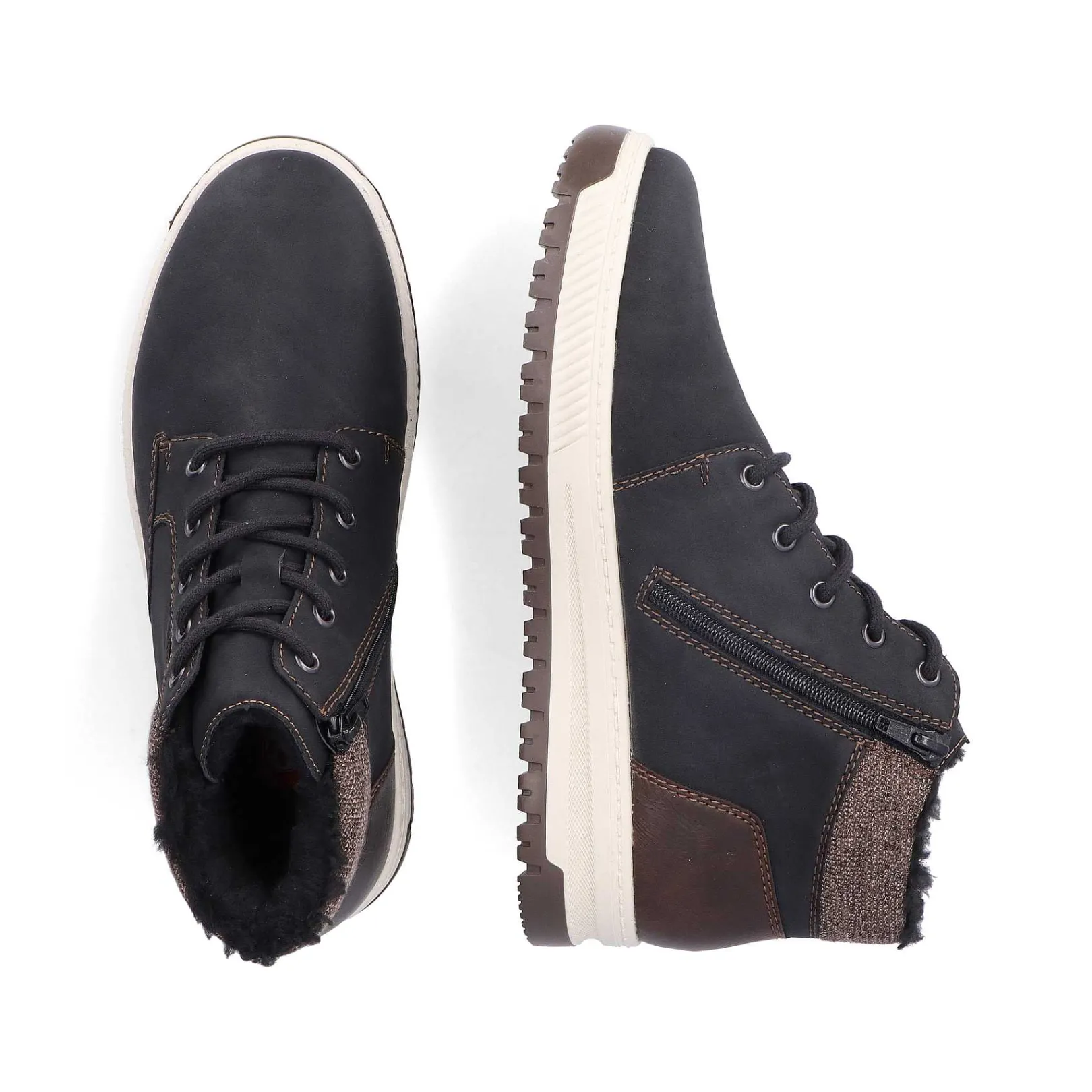 Men'S Corded Boots Asphalt Black Men'S Boots
