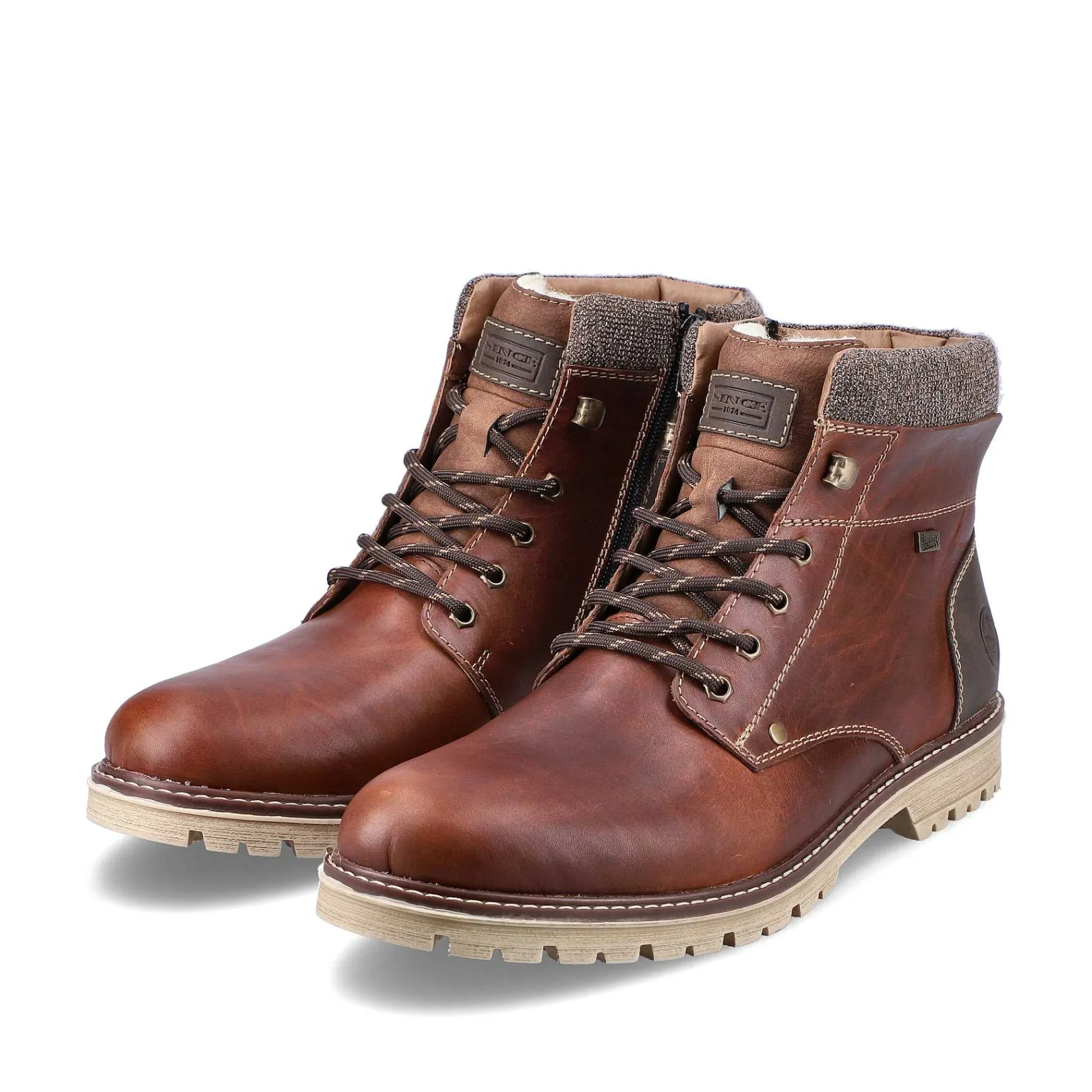 Discount Men'S Corded Boots Chestnut Brown Men'S Boots
