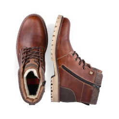 Discount Men'S Corded Boots Chestnut Brown Men'S Boots