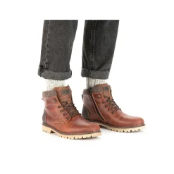 Discount Men'S Corded Boots Chestnut Brown Men'S Boots