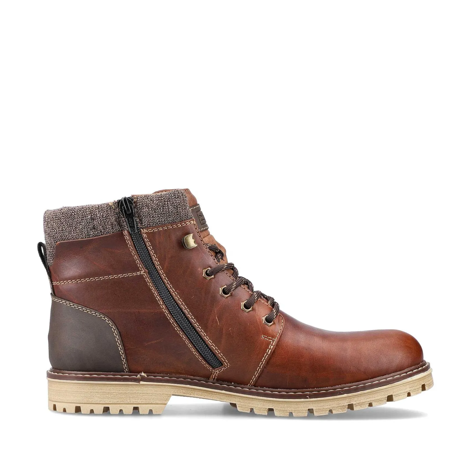 Discount Men'S Corded Boots Chestnut Brown Men'S Boots