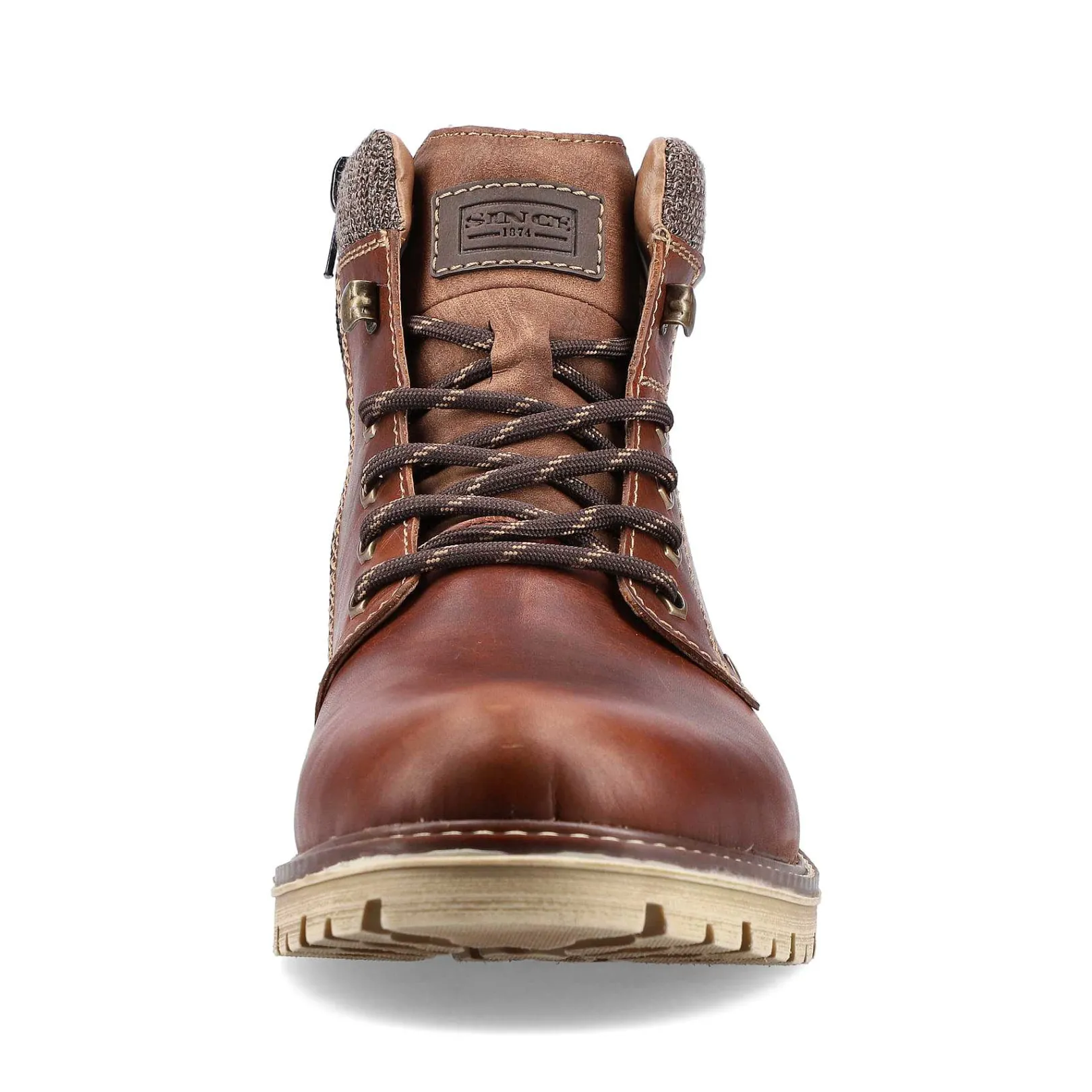 Discount Men'S Corded Boots Chestnut Brown Men'S Boots