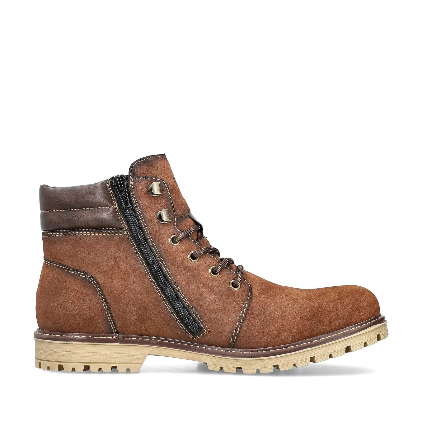 Men'S Corded Boots Chestnut Brown Men'S Boots