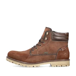 Men'S Corded Boots Chestnut Brown Men'S Boots