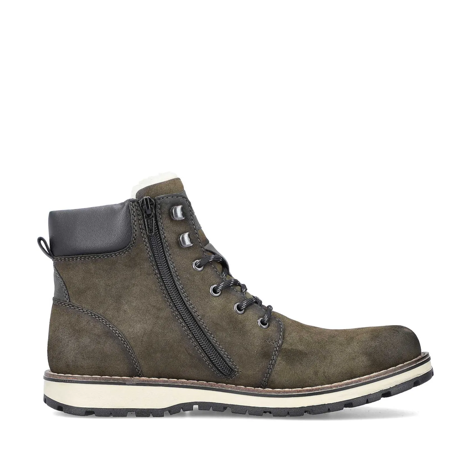 New Men'S Corded Boots Olive Green Men'S Boots